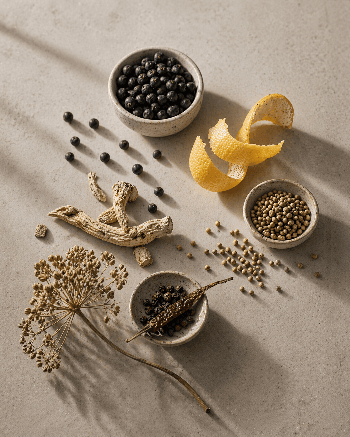 Botánicos utilizados en la elaboración